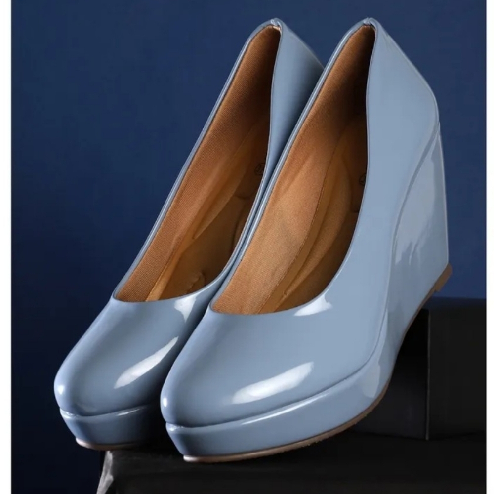 ICONIC London Sky Blue Heels